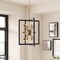 Designers Fountain Xander 60 Watt 12 Light Aged Warm Brass Pendant with Black Cage Shade 92850-AWB - alternate 2